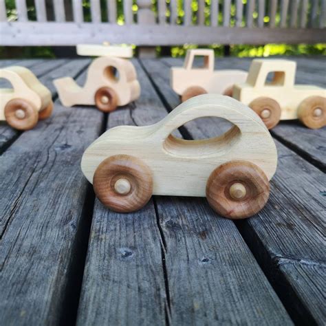 Wooden Toy Car Etsy