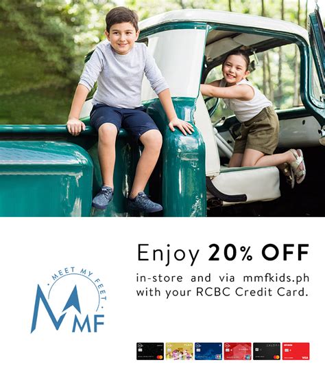 20 Off At Meet My Feet Rcbc Credit Cards