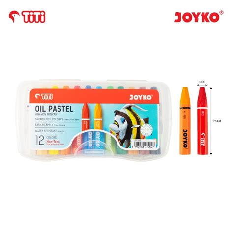 Jual Crayon Joyko Oil Pastel Joyko 12 Warna 1 Set Shopee Indonesia