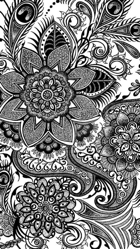 Cathy Watkins On Fractal Art II Zentangle HD Phone Wallpaper Pxfuel