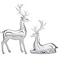 Amazon Mokoggiri Pcs Christmas Reindeer Figurines Decorations