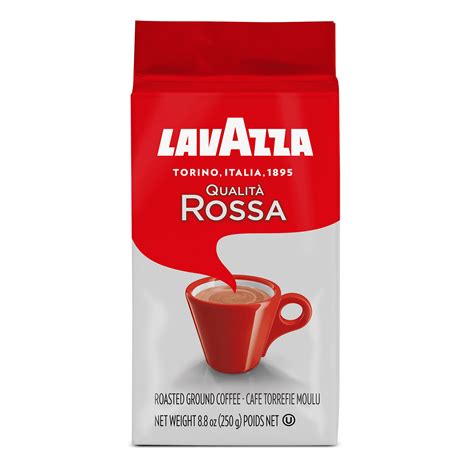 Lavazza Qualita Rossa Roast Ground Coffee 8 8 Oz Walmart