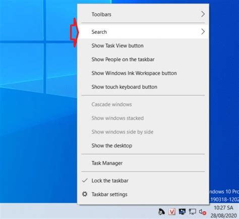 How To Hide Or Remove The Search Bar In Windows 10 Buffcomnet