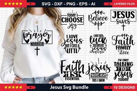 Jesus Svg Bundle Graphic By Designbundle Creative Fabrica