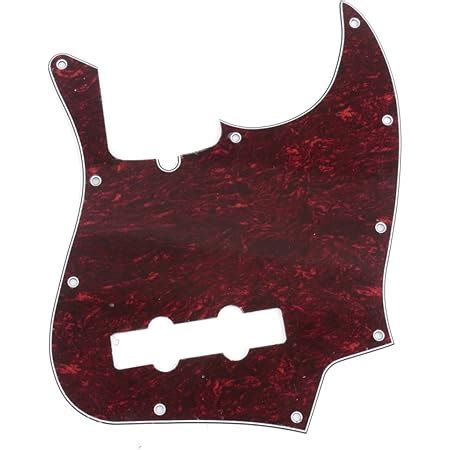 Musiclily Pro 10 Hole Contemporary J Bass Pickguard For Fender Jazz