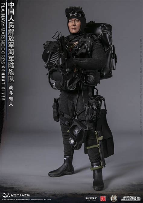 Pla Navy Marine Corps Combat Diver Dam Toys Scale Elite Series