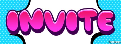 Invite Text Effect And Logo Design Word