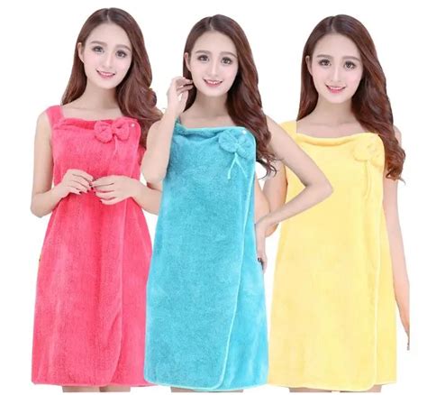 80x135cm Sexy Women Microfiber Bath Towel Bath Robe Bathrobe Body Spa Bath Bow Wrap Towel Super