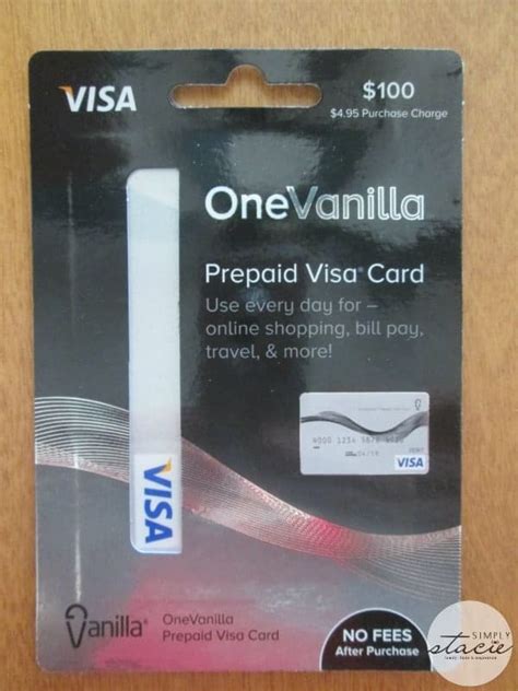 OneVanilla Prepaid Visa Debit Card Review - Simply Stacie