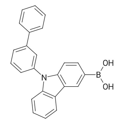 1416814 68 0 9 1 1 Biphenyl 3 Yl 9H Carbazol 3 Yl Boronic Acid