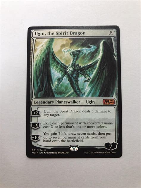 Ugin The Spirit Dragon 001 Core Set 2021 M21 Magic The Gathering Proxy