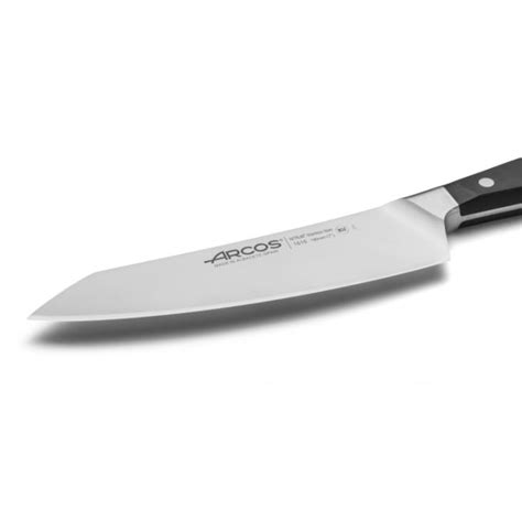 Cuchillo Rocking Santoku Acero Inoxidable Forjado Nitrum Mm Negro