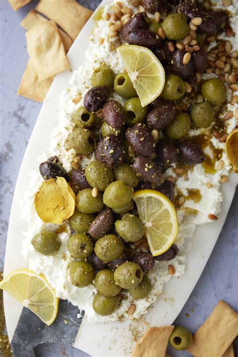 Feta Board With Marinated Olives Recipe Marinated Olives Favorite