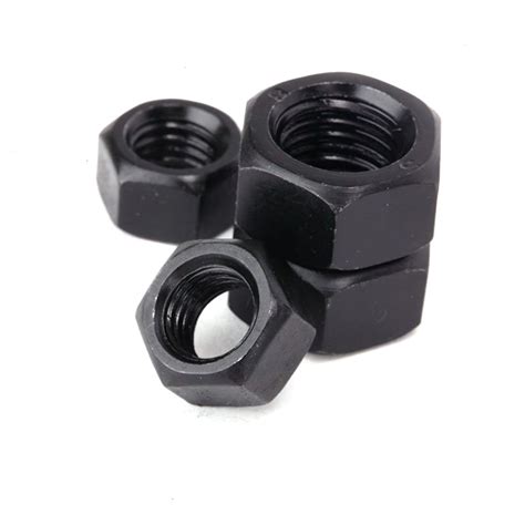 Fastener Black Galavized Hdg Din Gb Heavy Hexagon Nut Hebei