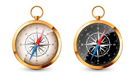 Premium Vector | Realistic golden vintage compass with marine wind rose ...