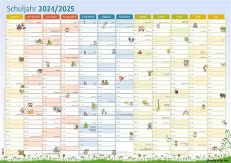 Der Schuljahres Wandkalender A Wandkalender