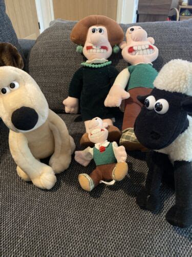 Wallace Gromit Plush Soft Toys Born To Play Vintage EBay