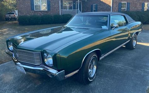 Real Ss 454 1970 Chevrolet Monte Carlo Barn Finds