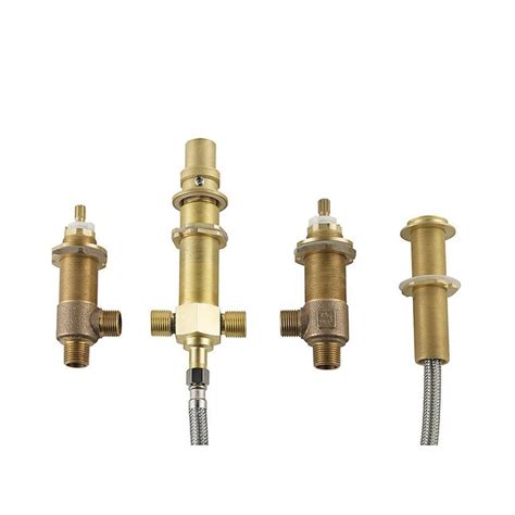 Pfister 9 0 L 1 2 In Mnpt Brass Wall Faucet Valve At