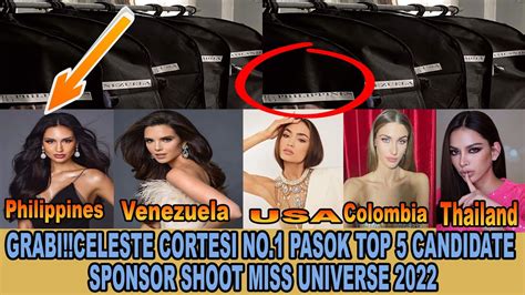 Celeste Cortesi Pasok Top Candidate Sponsors Shoot Miss Universe