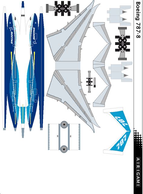 4G Boeing 2008 C S Boeing 787 8 Airigami X By RobertCojan In