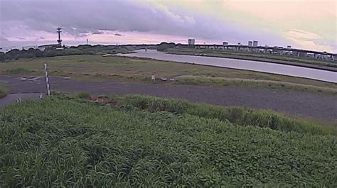 相模川・三川合流点ライブカメラと雨雲レーダー神奈川県厚木市厚木