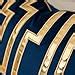 Amazon Alerfa 18 X 18 Inches Navy Blue Geometric Gold Leather