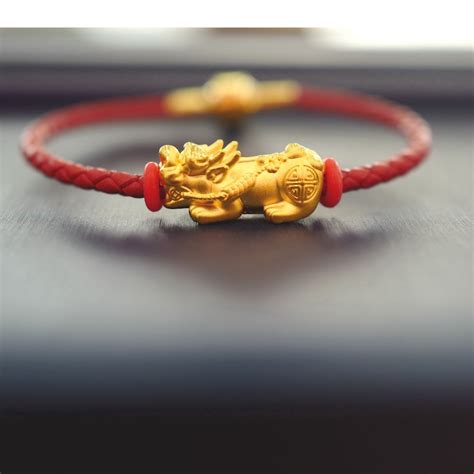 Lucky Pi Xiu Pi Yao For Bracelet K Solid Gold Traditional Etsy