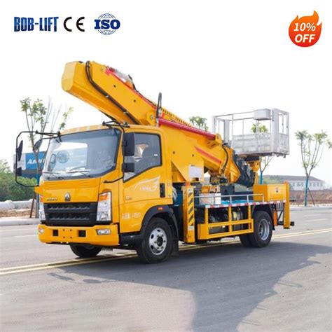 30 M Lifting Bucket Hydraulic Aerial Cage Platform High Altitude