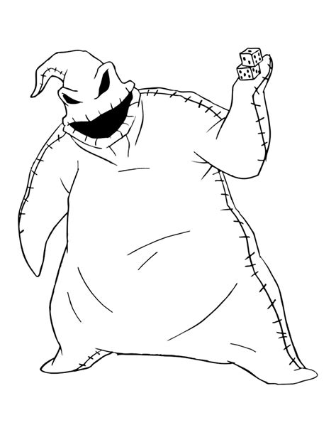 Oogie Boogie Coloring Pages - Coloring Home