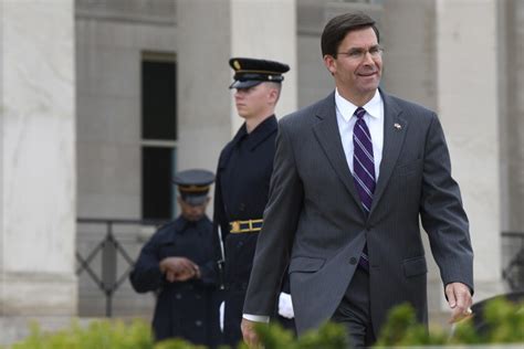 Senate Confirms Army Veteran Mark Esper As Secretary Of Defense Los