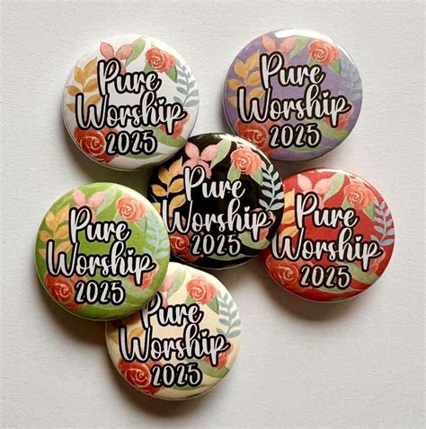 Pure Worship Pins, JW Convention Badges, JW Convention Buttons, Pure ...