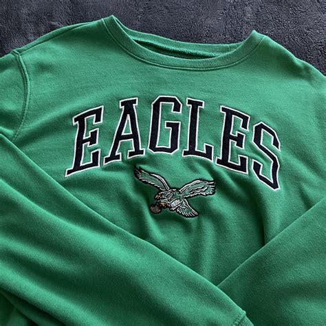 vintage eagles throwback crewneck!! #nfl #eagles - Depop