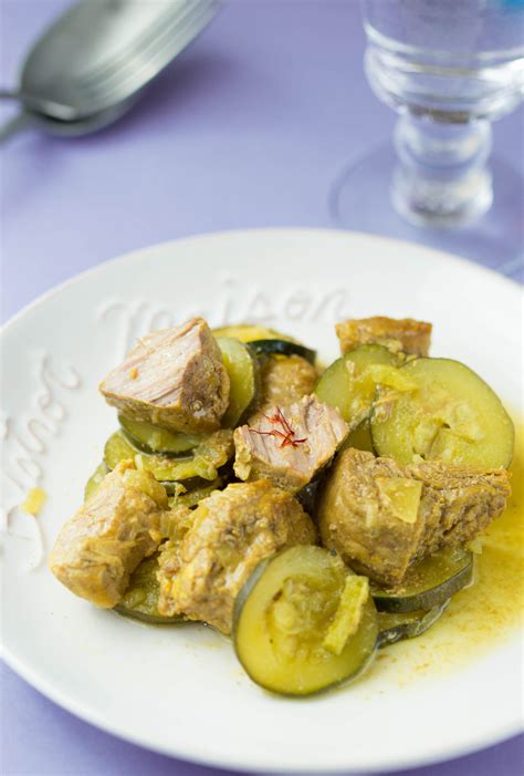 Recette Sauté de Veau dAveyron et du Ségala au Safran et Courgettes