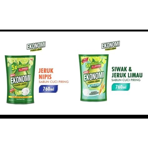 Jual Ekonomi Pencuci Piring Liquid Jeruk Nipis Siwak 760ml Shopee