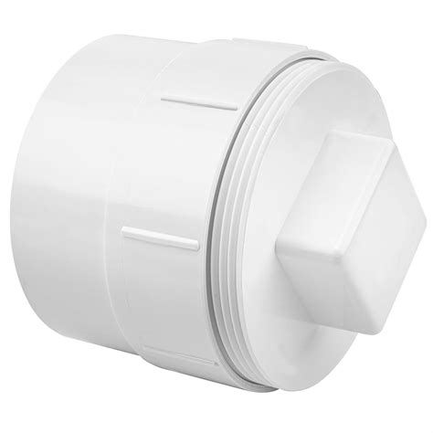 Amazon 3 PVC Sewer Cleanout Adapter With Plug Pipe Fitting PVC