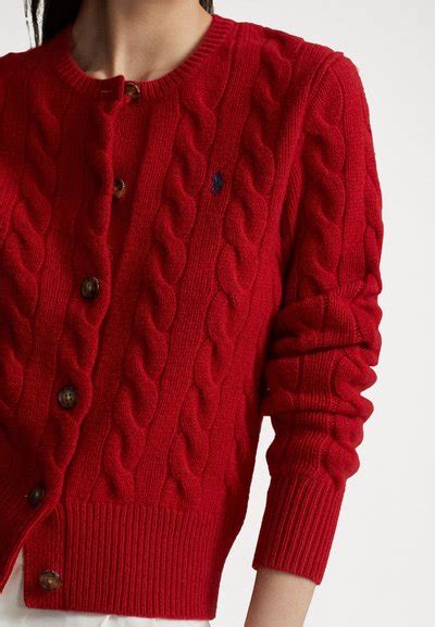 Polo Ralph Lauren Cable Knit Wool Cashmere Cardigan Cardigan New