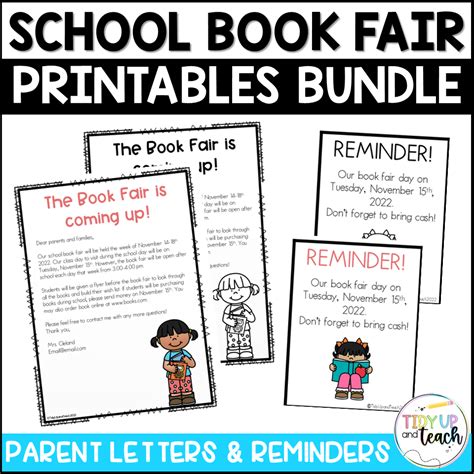 Book Fair Activities Made By Teachers