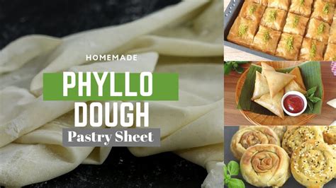 Easy Homemade Filo Or Phyllo Dough Recipe Pastry Sheet Recipe By Cooking Mate Recipes Videos