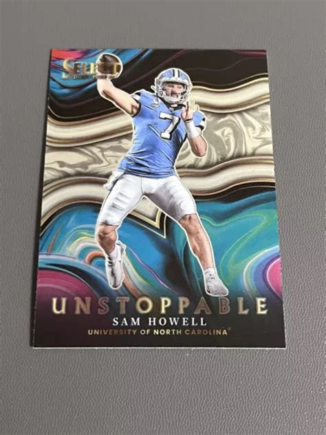 Panini Select Draft Picks Us Sh Sam Howell Unstoppable Silver