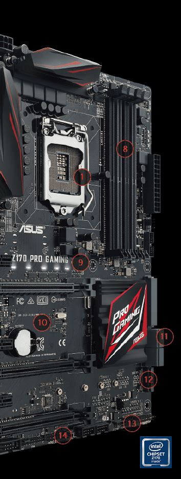 Z170 Pro Gaming Motherboards Asus Usa