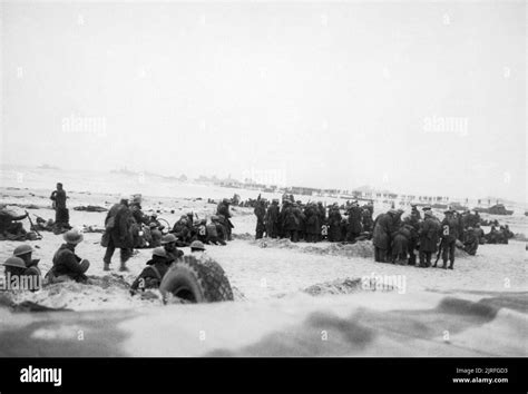 The German Invasion Of Norway British Troops On A Beach In Norway