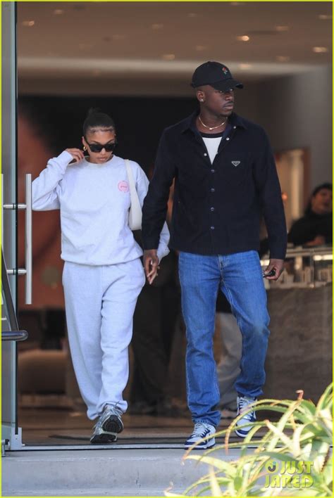 Radiant Lori Harvey Holds Hands With Damson Idris During A Shopping