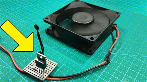 Temperature Controlled V Dc Fan Circuit