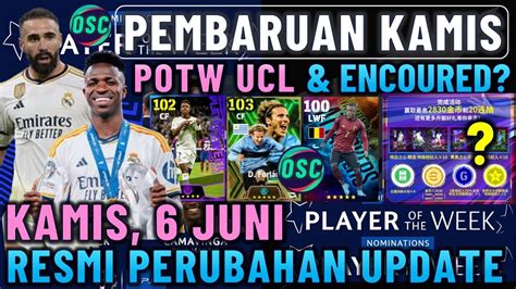 RESMI PERUBAHAN JADWAL UPDATE PEMBARUAN KAMIS 6 JUNI BOCORAN POTW