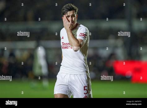 Newport Uk Th Jan Manchester United Defender Harry Maguire