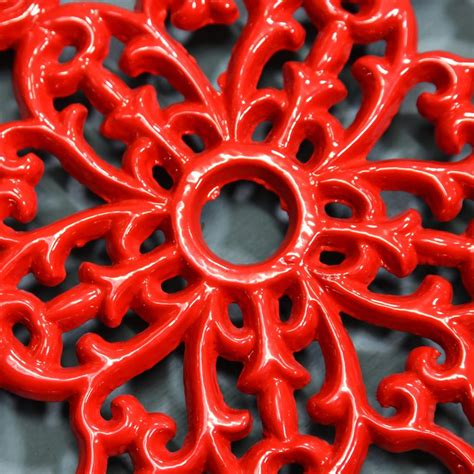 Cast Iron Flower Trivet