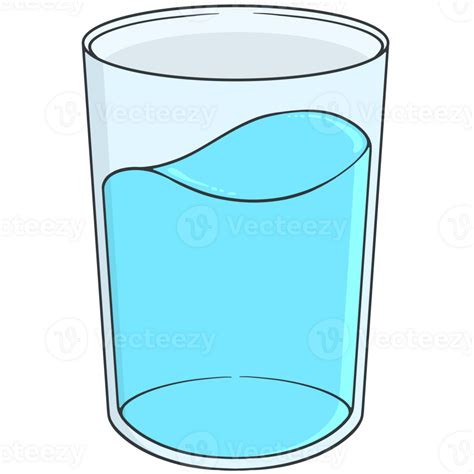 Glass Of Water Illustration 45368379 Png