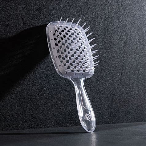 Щітка для волосся Hollow Comb Superbrush Plus Clear-White - Lavish Care ...