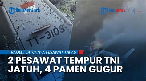 Tragedi Jatuhnya Pesawat TNI AU EMB 314 Super Tucano 4 Perwira